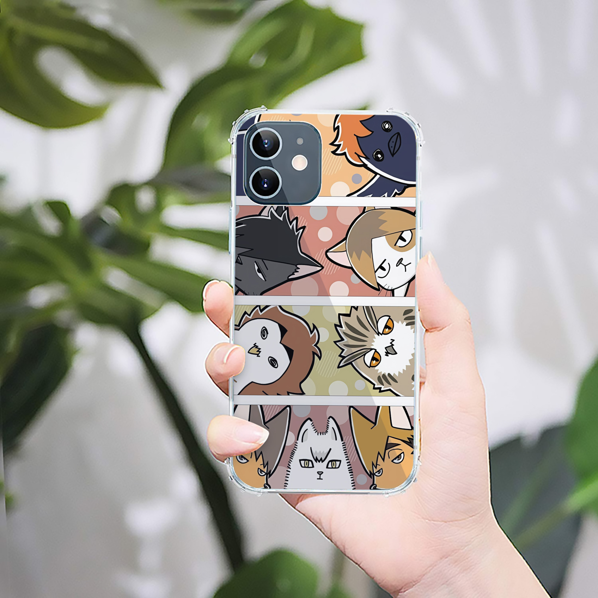 （画像用） ハイキュー!! Haikyu!! 【iPhone 12シリーズ対応】透明スマホケース（クリアソフトケース）